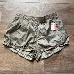 Womens FP Movement By Free People Women's Sunshine Bubble Hem Shorts Green